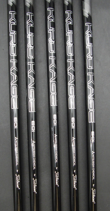 Set of 5x Titleist T200 Irons 6-PW Uniflex Graphite Shafts Golf Pride Grips