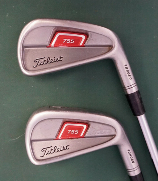Set of 2 x Titliest 755 Forged 4 & 6 Irons Regular Steel Shaft Lamkin Grip