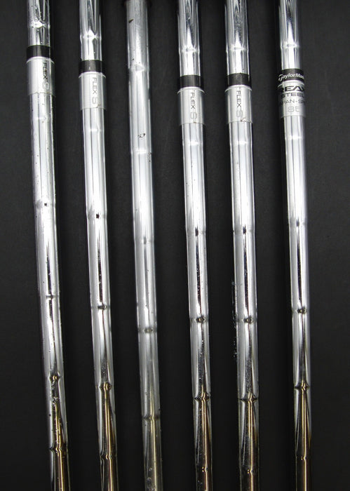 Set of 6x TaylorMade M6 5-PW Irons Stiff Steel Shafts with Grips