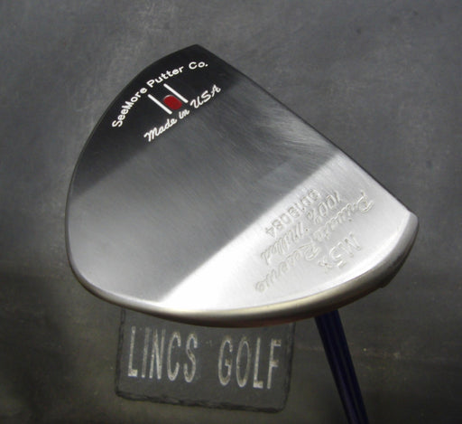 SeeMore M5x USA Milled Putter Steel Shaft 86.5cm Length Rosemark Grip