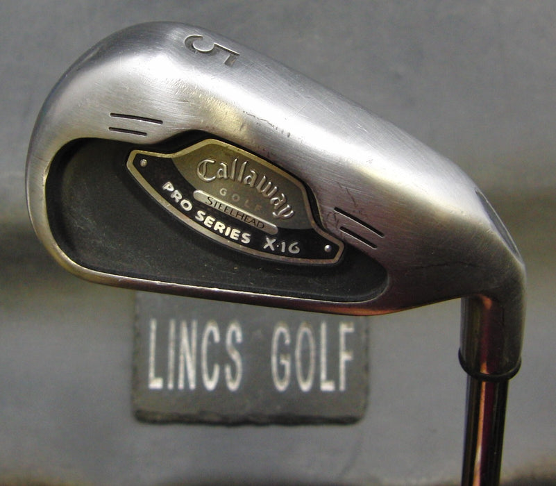 Callaway Steelhead Pro Series X-16 5 Iron Stiff Steel Shaft Callaway Grip