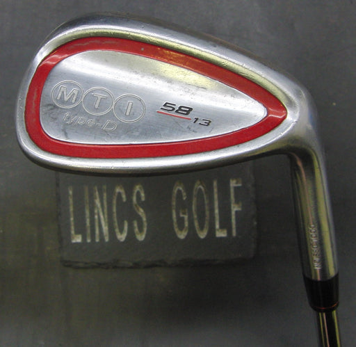 PRGR MTI Type-D 58° Sand Wedge Stiff Steel Shaft Lamkin Grip