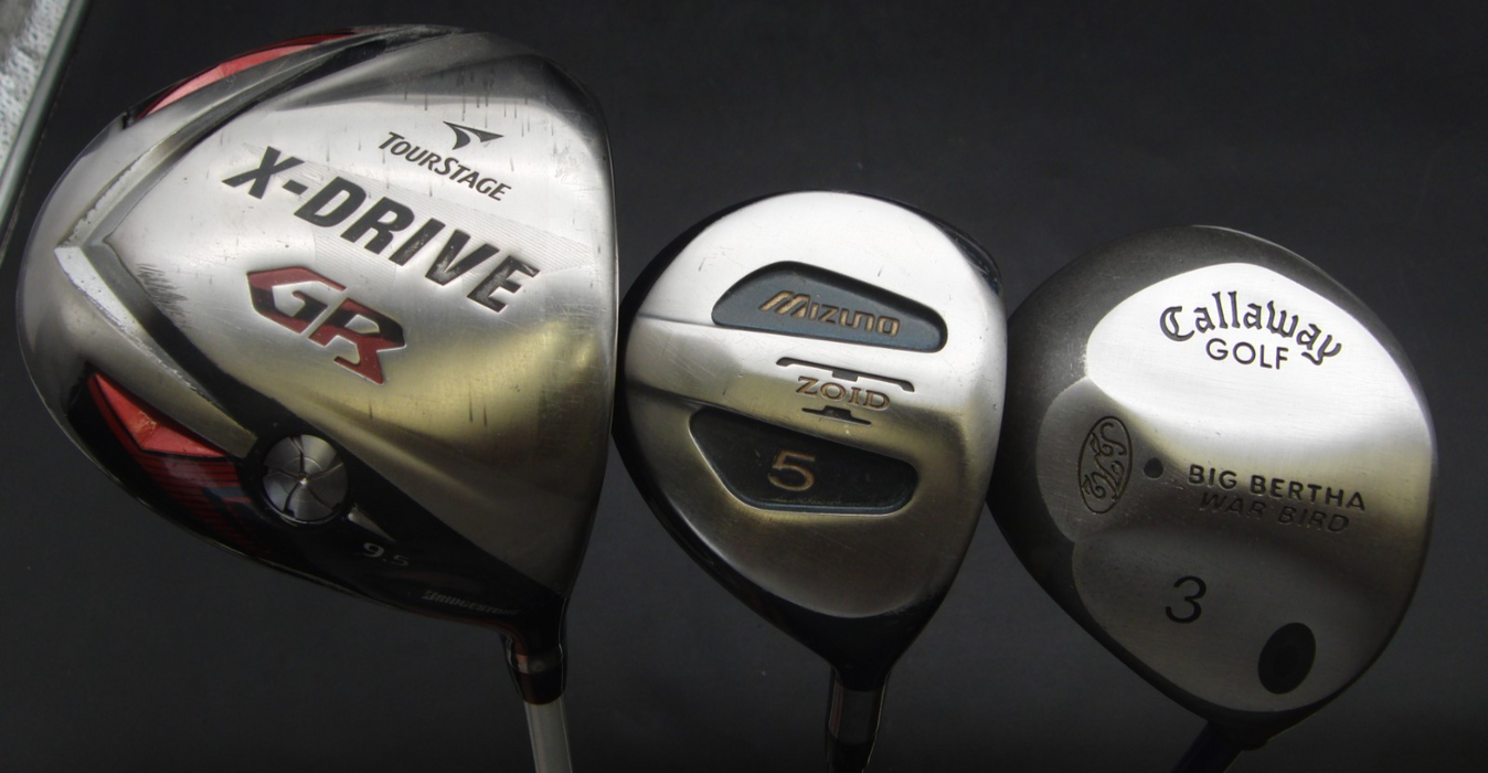Set Of Mizuno T-Zoid 4-PW Irons + Driver + 3 Wood+5 Wood+ Putter