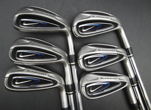 Set of 6x Nike Slingshot Irons 5-PW Uniflex Steel Shafts Nike Grips*