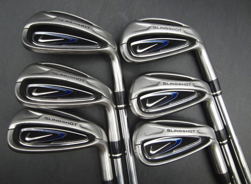 Set of 6x Nike Slingshot Irons 5-PW Uniflex Steel Shafts Nike Grips*