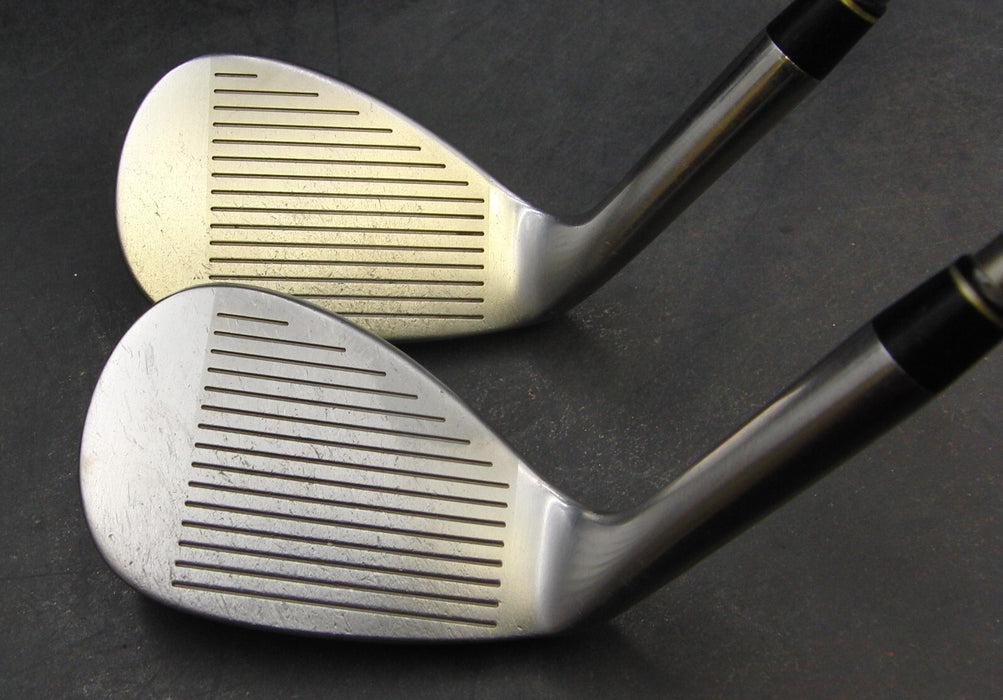 Set of 2 Tsuruya Axel Dual Impact HM Gap & Sand Wedges Stiff Graphite Shafts