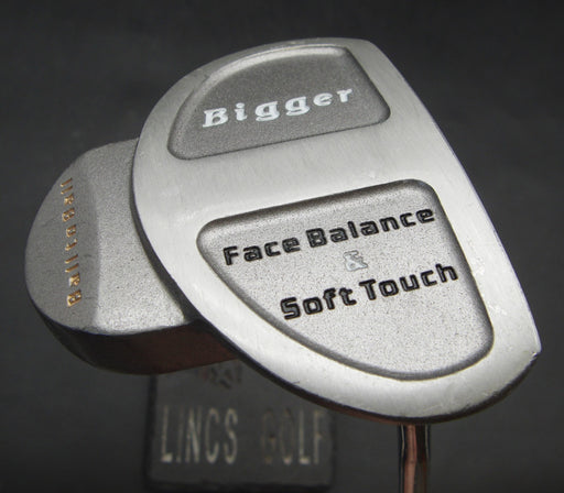John Morgan Bigger Face Balance Putter Steel Shaft 84cm Length Black Grip