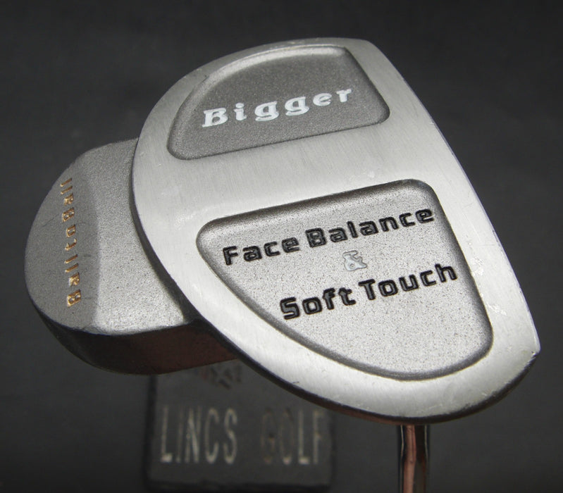 John Morgan Bigger Face Balance Putter Steel Shaft 84cm Length Black Grip