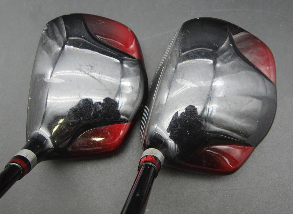 Set of 2 Mizuno JPX A25 3 + 5 Woods Regular Graphite Shafts Mizuno Grips