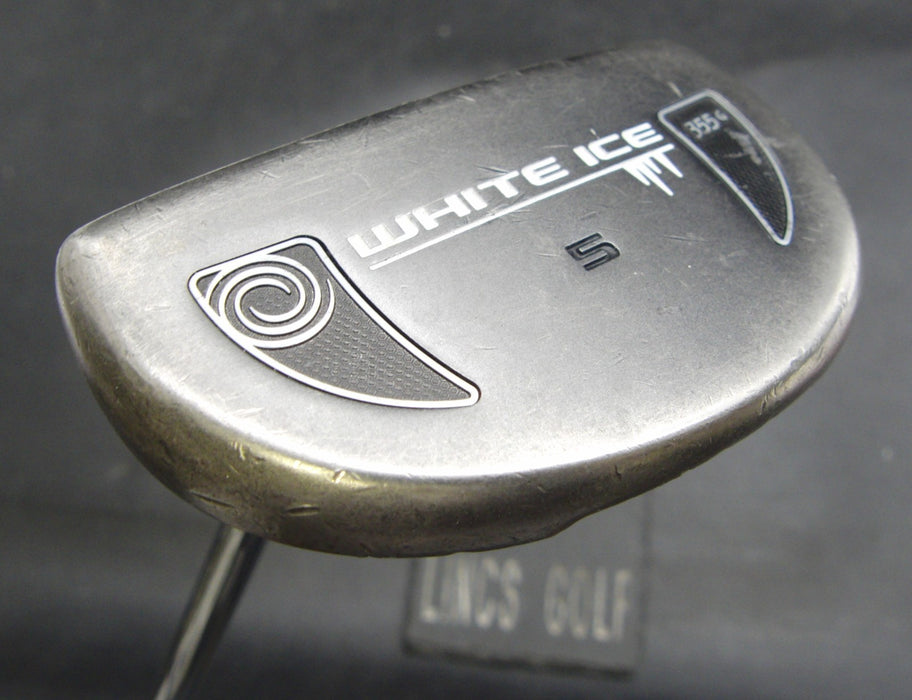 Left-Handed Odyssey White Ice 5 355G Putter Steel Shaft 85cm Length Odyssey Grip