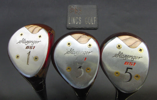 Set of 3 Slazenger B51 Driver + 3 Wood + 5 Wood Regular Steel Shafts