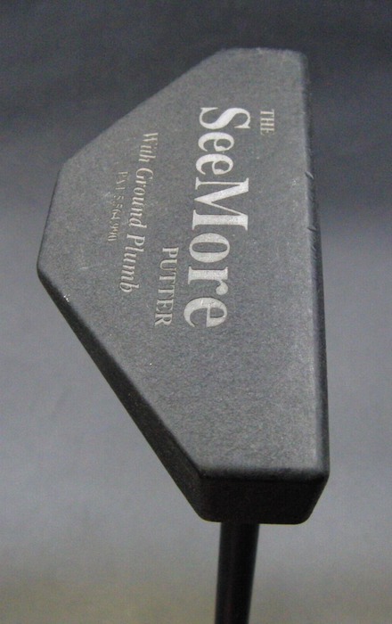 The SeeMore with Ground Plumb Putter Graphite Shaft 88cm Length SeeMore Grip