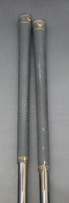 Set of 2 Callaway ERC Hot 3+5 Woods Stiff Graphite Shafts Callaway Grips + HC*