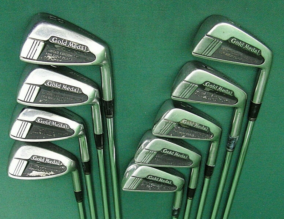Set of 9 x Mizuno Gold Medal Irons 3-SW Regular Steel Shafts Mizuno Grips