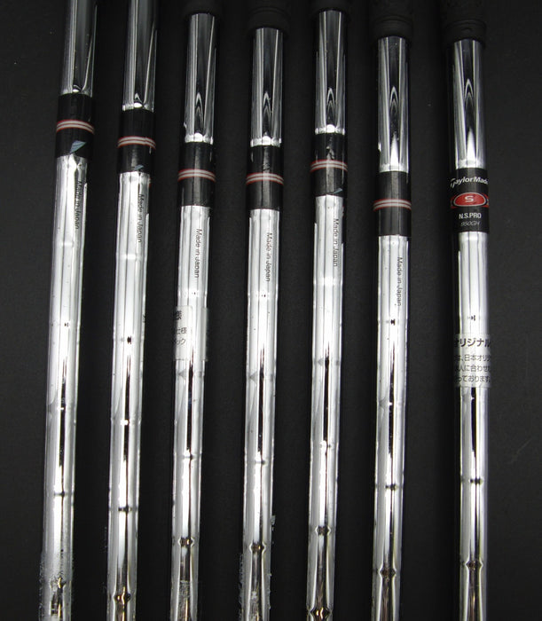Set of 7x TaylorMade Burner Japanese Model Irons 5-PW+AW Stiff Steel Shafts*