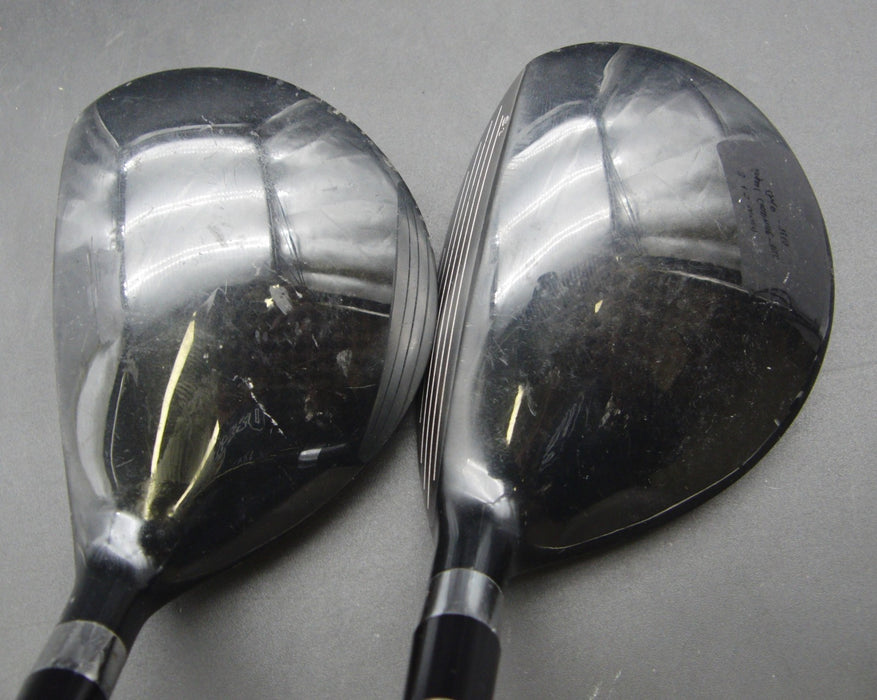 Set of 2 Yonex NanoV Nextage 3+5 Woods Regular Graphite Shafts Bolux Grips