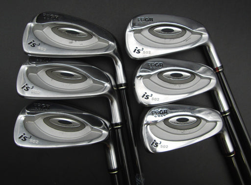 Set of 6x PRGR iS3 502 Irons 5-PW Regular Graphite Shafts PRGR Grips*