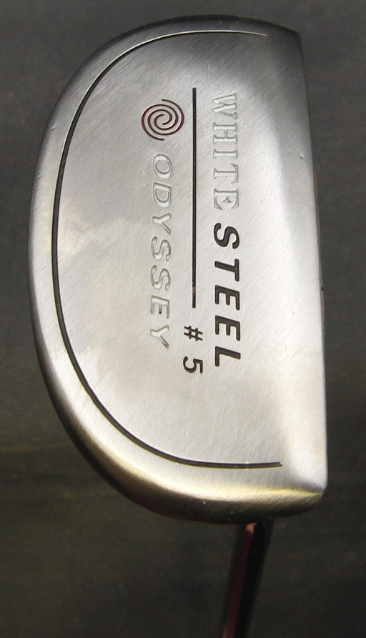 Odyssey White Steel #5 Putter Steel Shaft 87cm Length Cork Tree Grip