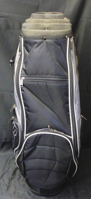 Japanese Luxury 7 Division Legsus Black & Grey Tour Cart Golf Clubs Bag