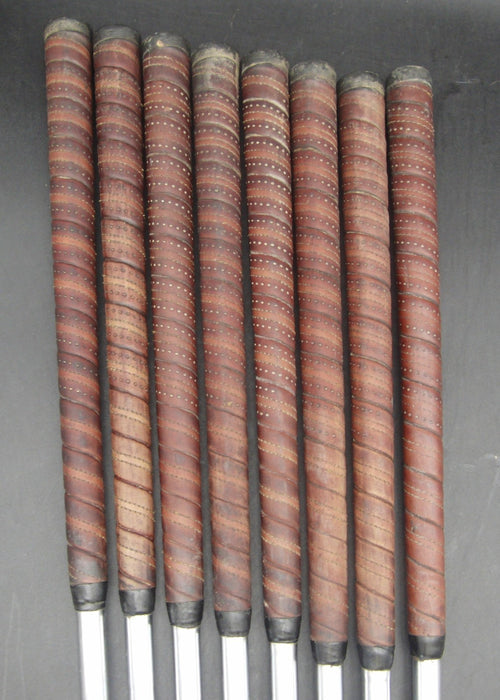 Set of 8x Left-Handed Spalding Top-Flite Irons 2-9 Regular Steel Shafts