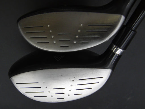 Set of 2 Callaway Legacy 3+5 Woods Regular Graphite Shafts Callaway Grips