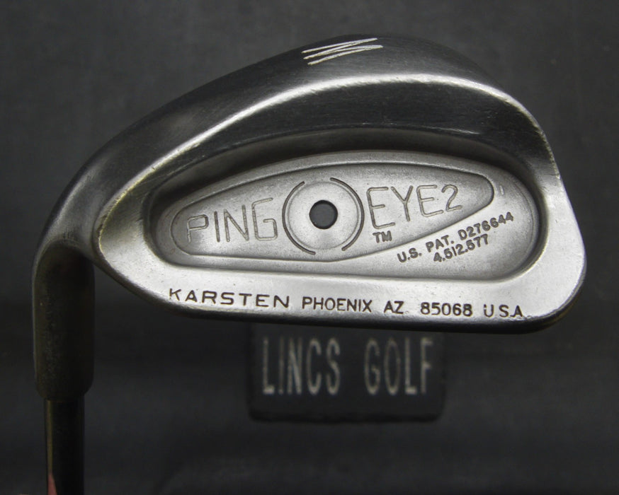 Left-Handed Ping Eye 2 Black Dot Pitching Wedge Regular Steel Shaft Ping Grip