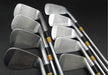 Set of 9x Left-Handed Dunlop Bob Charles 3-SW Irons Regular Steel Shafts