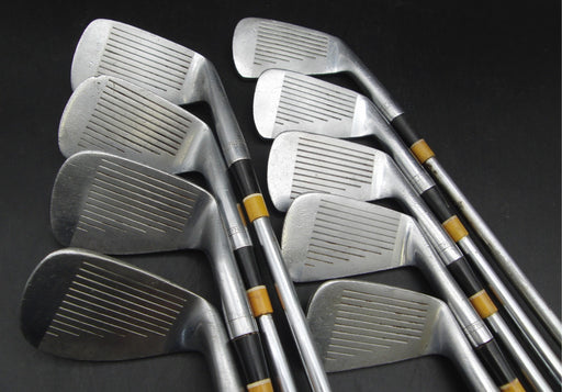 Set of 9x Left-Handed Dunlop Bob Charles 3-SW Irons Regular Steel Shafts