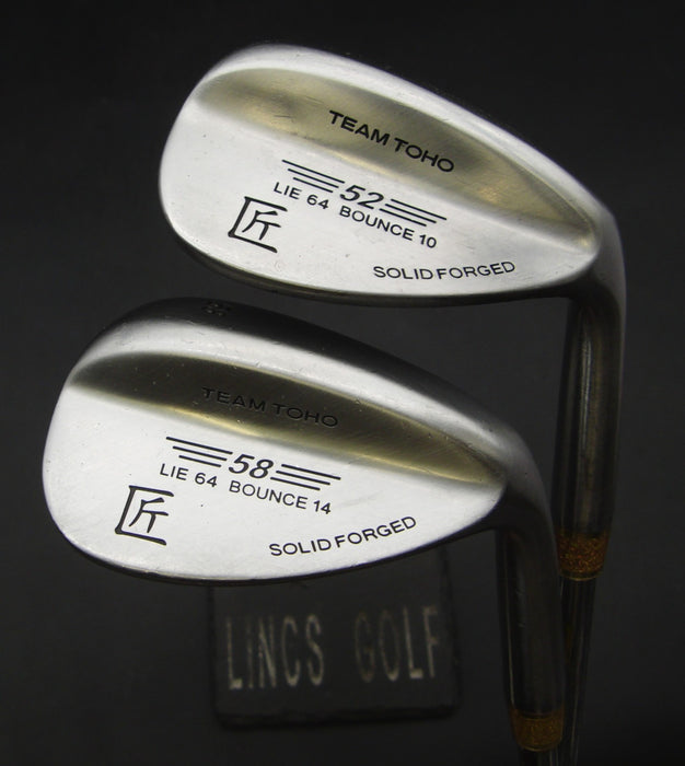 Set of 2 TEAM TOHO Takumi Forged Gap & Sand Wedges Senior Steel Shafts