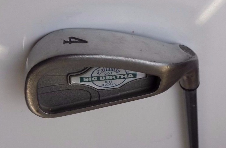 Ladies Callaway Big Bertha X12 4 Iron Ladies Flex Graphite Shaft Gems Grip