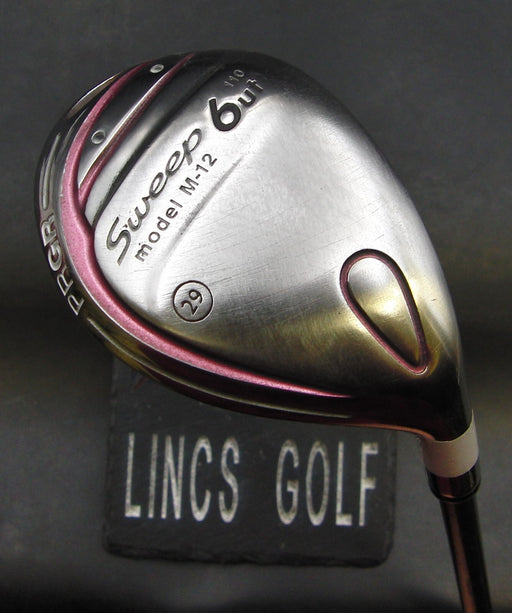 Ladies PRGR Sweep Model M-12 6 Hybrid Ladies Graphite Shaft Golf Pride Grip