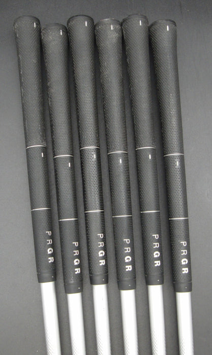 Set of 6x PRGR iS3 502 Irons 5-PW Regular Graphite Shafts PRGR Grips*