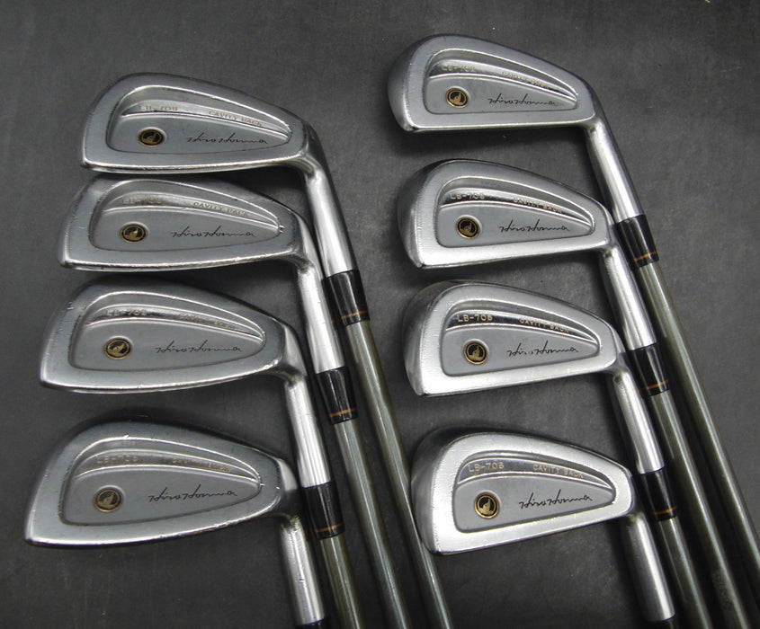 Set of 8x Honma LB-708 Irons 4-11 Regular Graphite Shafts HiroHonma Grips*