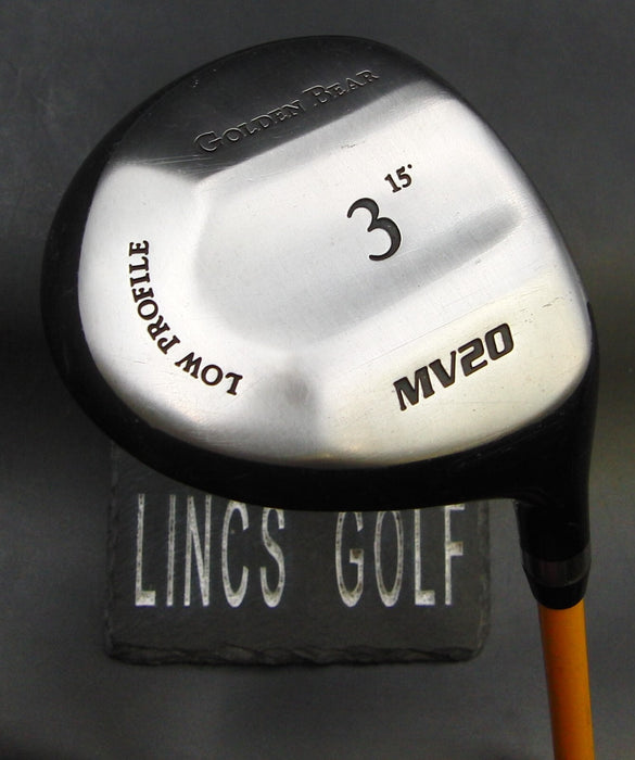 Golden Bear MV20 Low Profile 15° 3 Wood Regular Graphite Shaft Golf Pride Grip