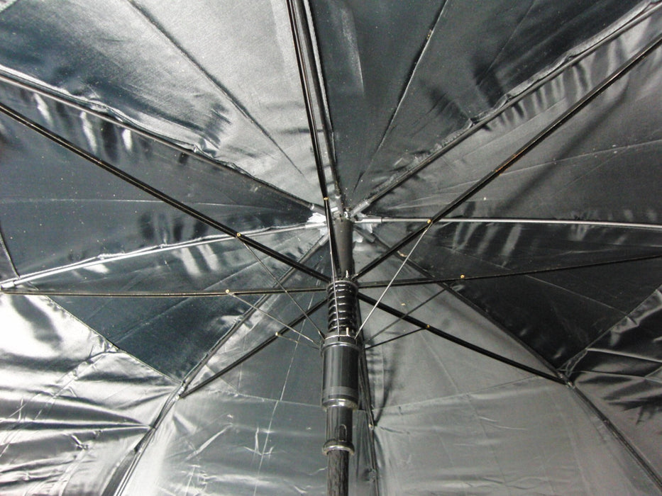 Golf Umbrella Woodworm Black Windproof Rainproof Sun Brolly Sports Shield 133cm