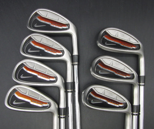Set of 7x Nike Ignite 4-PW Irons Uniflex Steel Shafts Golf Pride Grips