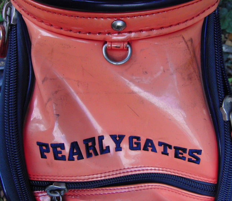 6 Division Pearly Gates 89 Carry 25TH Anniversary Trolley Cart Golf Clubs Bag*