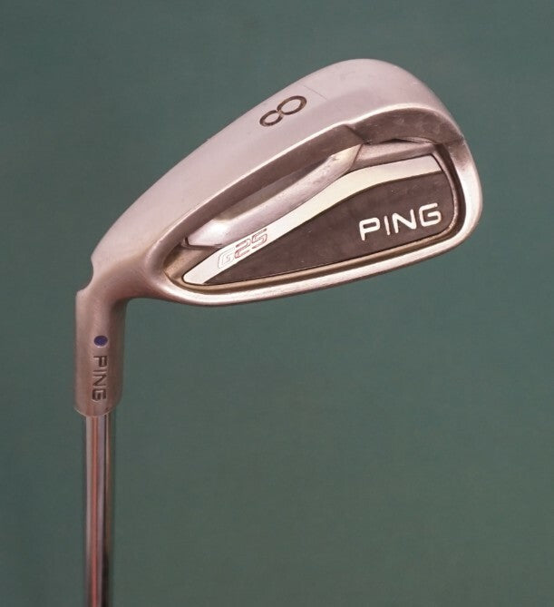 Left Handed Ping G25 Purple Dot 8 Iron Seniors Steel Shaft GC Tour Grip