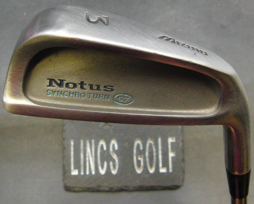 Mizuno Notus Synchro Turn 3 Iron Regular Steel Shaft Black Grip