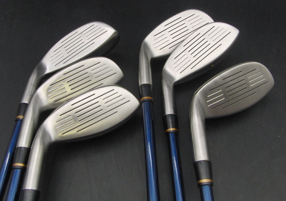 Set of 6x Spalding High Ball 5-PW Irons Regular Graphite Shafts Spalding Grips