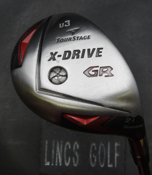 Bridgestone Tour Stage X-Drive GR 21° 3 Hybrid Stiff Graphite Shaft Benross Grip
