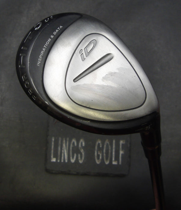 PRGR iD Hit 25° 5 Hybrid Stiff Graphite Shaft Benross Grip