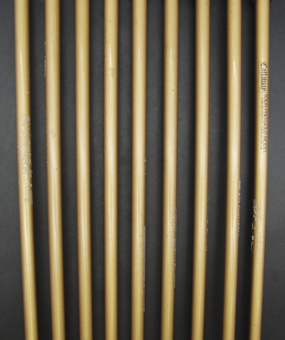 Set of 9x Callaway S2H2 Pat Pend Irons 3-SW Regular Graphite Shafts Ping Grips*