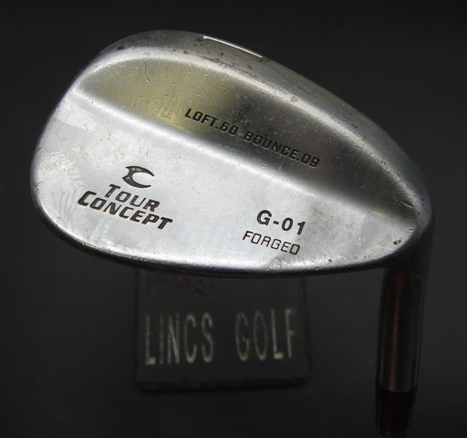 Tour Concept G-01 Forged 60° Lob Wedge Regular Steel Shaft Chaucer Grip
