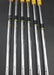 Set of 6x Callaway ERC Fusion 5-PW Irons Regular Steel Shafts Yellow Grips*