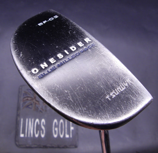 Tsuruya Onesider Blue Milled Face BF-03 Putter 88cmLength Steel Shaft PSYKO Grip