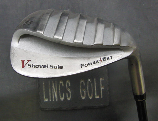 Power Bilt V Shovel Sole 56° Sand Wedge Wedge Flex Graphite Shaft PowerBilt Grip