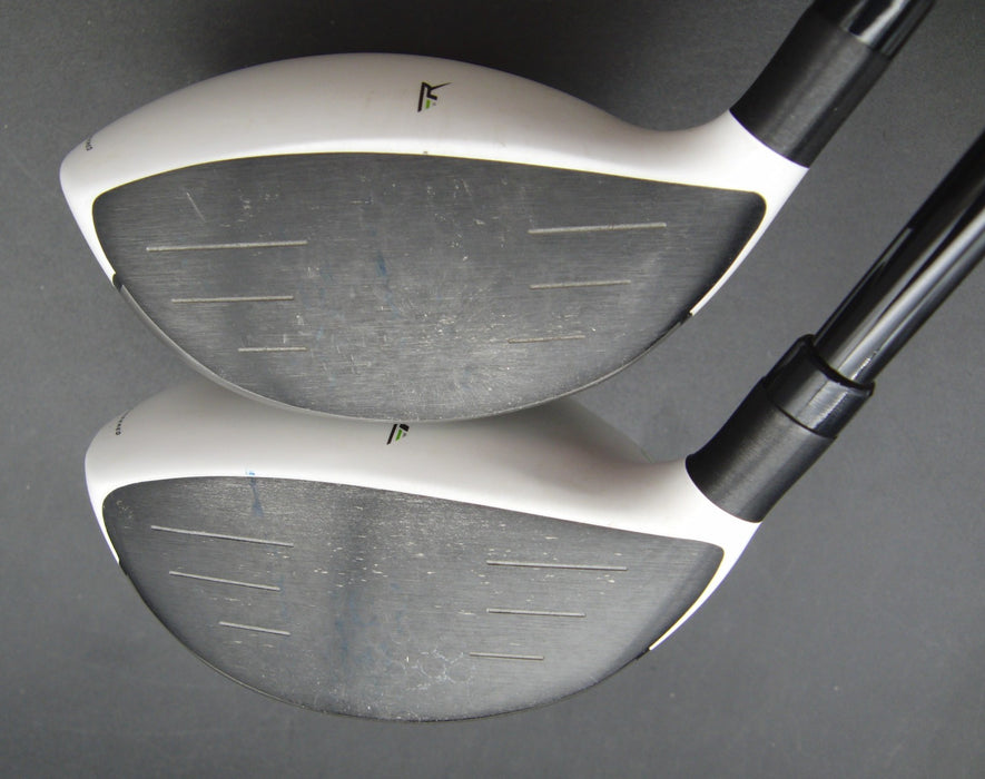 Set of 2 TaylorMade RBZ 15° 3 & 19° 5 Woods Regular Graphite Shafts & HeadCovers