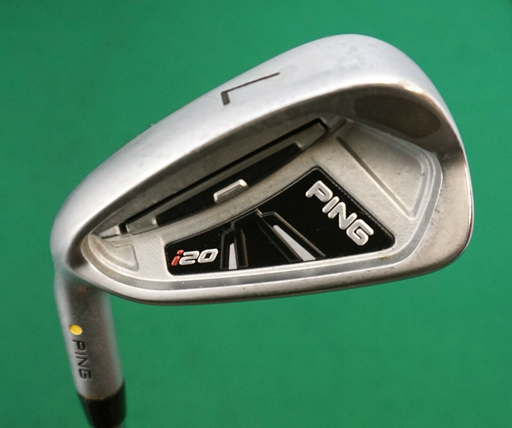 Left Handed Ping i20 Yellow Dot 7 Iron Ping CFS Regular Steel Shaft Ping Grip