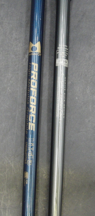 Set of 2 Mizuno T-Zoid  15° 3 + 18° 5 Woods Stiff Graphite Shafts